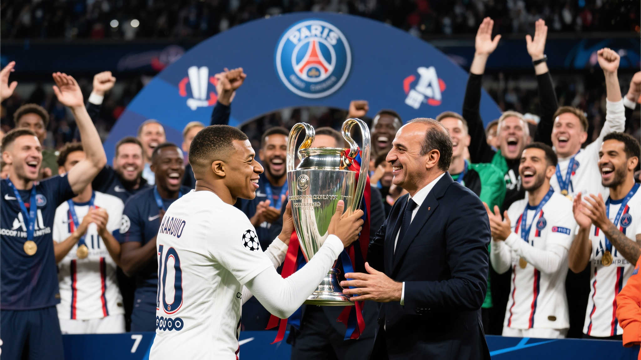 姆巴佩展现风度！纳赛尔：欧冠夺冠后，他向我表达祝贺