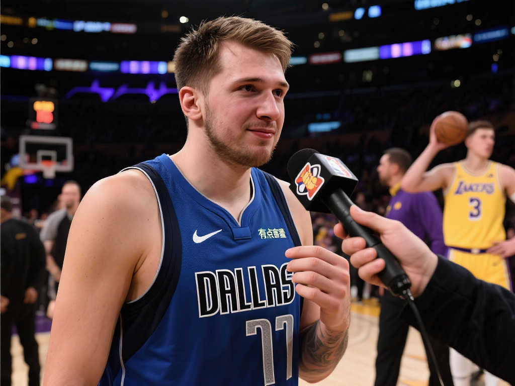 湖人盛情款待 东契奇首战略显拘谨 自曝有些羞涩 湖人盛情款待 东契奇首战略显拘谨 自曝有些羞涩